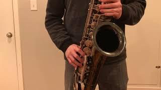 Dave Guardala Tenor Saxophone Demo, DC Sax