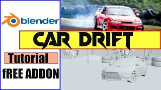 Car Drift Tutorial Blender 2.83 (FREE ADDON)