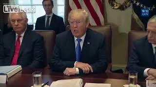 President Trump Holds a Cabinet Meeting