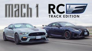 V8 RIVALS! 2021 Ford Mustang Mach 1 vs Lexus RCF Track Edition