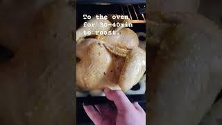 By far the best way to "roast" poultry I tried so far #chicken #turkey #thanksgiving #roast 