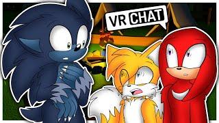 Movie Sonic The Werehog Meets Movie Knuckles and Movie Tails In VR CHAT!!