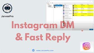 Instagram DM & Fast Reply in one Dashboard with JarveePro  IG Chat #jarveepro #instagramvideos