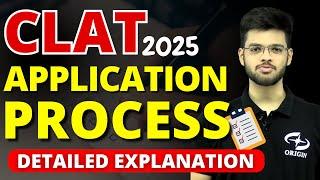 CLAT 2025 Application Form Process | clat exam registration process | Abhyuday Pandey