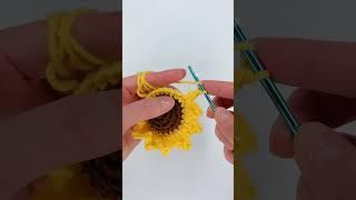  Very Easy Crochet Sunflower  #crochet #easycrochet #sunflower