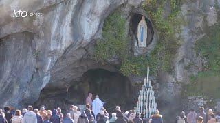 Chapelet du 10 mars 2025 à Lourdes