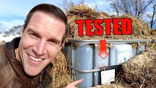 TESTED! How to keep water tank/IBC tote from freezing