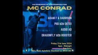 An Energetic Ascension For MC CONRAD  (Livestream) w/ Adam F + more