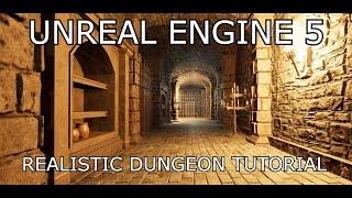 How to make a Realistic Dungeon map in UE5 - Unreal Engine 5 Beginner Level Tutorial FREE Assets