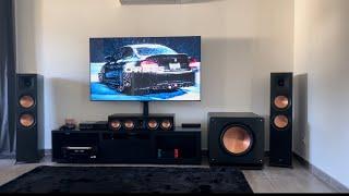 Klipsch RP-1600SW + RP-8000F Sound/Bass demo