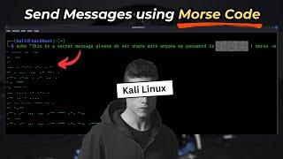 How Hackers Encode & Decode Morse Code | Kali Linux