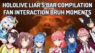 Hololive Liar's bar talent & viewer hilarious interactions compilation