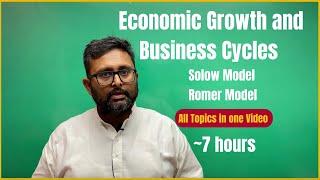 Economic Growth and Business Cycles | Solow Model | Romer Model | Complete | 7 Hours |