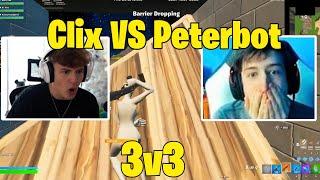 Clix Rise Muz VS Peterbot Faxuty Ritual 3V3 Zone Wars! (Fortnite Wager)