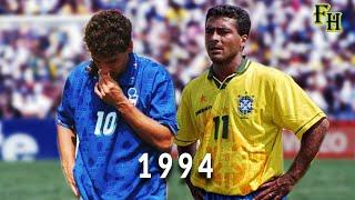 Roberto Baggio Penalty miss- The moment Brazil won World Cup 1994