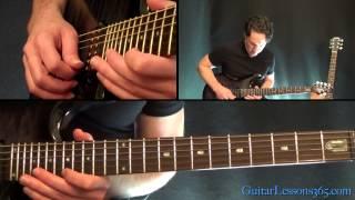 Unchained Guitar Lesson Pt.2 - Van Halen - Main Solo & Breakdown