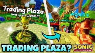  Trading Plaza in Sonic Speed Simulator?!? - Roblox