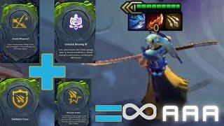 Laser Yone Builds TFT | Infinite AAA ADC Laser Yone Builds TFT