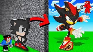 HASANI YAPI KAPIŞMASINDA SHADOW SONİC ile TROLLEDİM !! - Minecraft