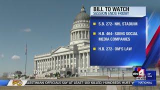 ABC4's eyes are on Utah Capitol Hill for final hours of legislative session.