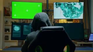 Hacker Green Screen Chroma Key Background