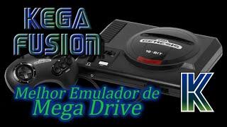 KEGA FUSION - Melhor Emulador de Mega Drive. Como baixar, e configurar tela e controle.