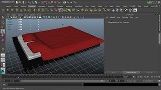 Maya 2014 tutorial : How to model a bed ( NEW )