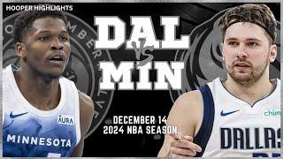 Dallas Mavericks vs Minnesota Timberwolves Full Game Highlights | Dec 14 | 2024 NBA Season