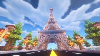 Minecraft: How to make The Eiffel Tower - Building Tutorial