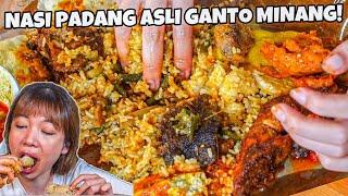 RATU NASI PADANG KEMBALI!!! MUKBANG NASI PADANG ASLI GANTO MINANG BANJIR KUAH DAN LAUK! BELLASMR