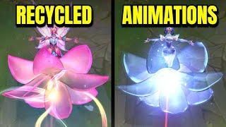 All Reused Animations in Faerie Court Lux Skin | League of Legends