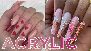 228Amazingly Beautiful Acrylic Nail Art Designs Compilation 