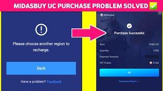 PLEASE CHOOSE ANOTHER REGION TO PURCHASE MIDASBUY | PLEASE SELECT ANOTHER REGION TO RECHARGE
