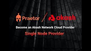 Become an Akash Network Cloud Provider using a single server