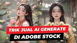 TRIK JUAL AI GENERATIVE DI ADOBE STOCK