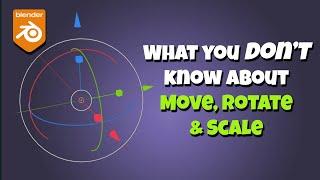 Move, Rotate and Scale in Blender - Gizmos and Shortcuts