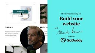 The simplest way to build your website | #GoForward with GoDaddy