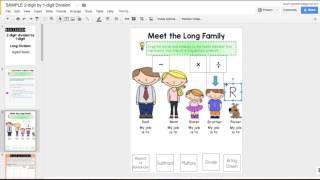 Long Division (2 by 1) Google Interactive Lesson Preview