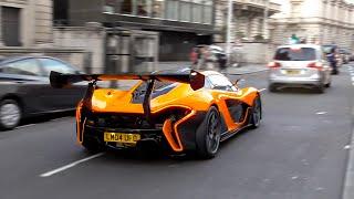 SUPERCARS in LONDON £6Million Mclaren P1 LM and GTR on the road - FLASHBACK #07