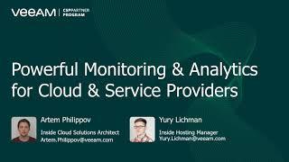 Powerful Monitoring & Analytics for Cloud & Service Providers