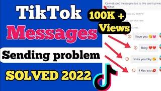 TikTok Message Problem Solved | Fix TikTok Message Problem | How to Send Message Anyone On TikTok