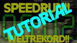 MINCERAFT SPEEDRUN Weltrekord?? So habe ich es gemacht [Tutorial | BTS | Behind the Scenes]