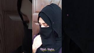 Easy Eating friendly Niqab Tutorialsimple Eatable niqab style #shorts  #hijab #hijabwithniqab