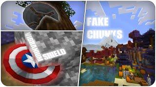 Captain America's Shield, Fake Chunks!| 10 Resource Pack Cho Minecraft 1.19+