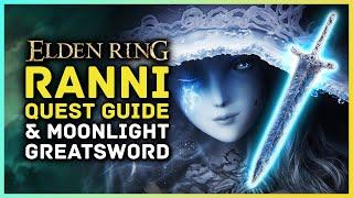 Elden Ring - How to Get MOONLIGHT GREATSWORD (Dark Moon Greatsword) & Full Ranni Quest Guide