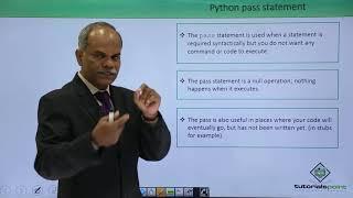 Python - Pass Statement