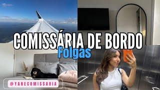 Comissária de Voo - Vlog Rotina de organização da casa em dia de folga