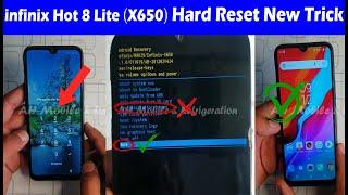 Infinix Hot 8 Lite (X650) Password Unlock | Hard Reset Keys