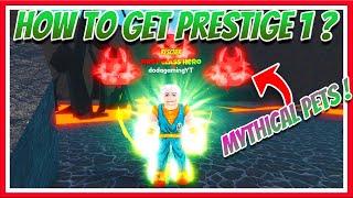 How to Get PRESTIGE 1 and MYTHICAL PET -  Strongest Punch Simulator (Roblox)