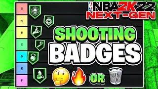 RANKING ALL THE SHOOTING BADGES IN TIERS ON NBA 2K22 NEXT GEN!